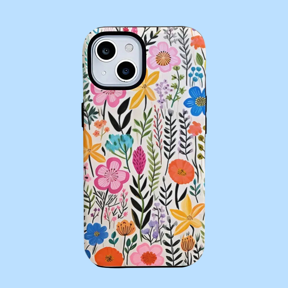 Capa florida para iPhone