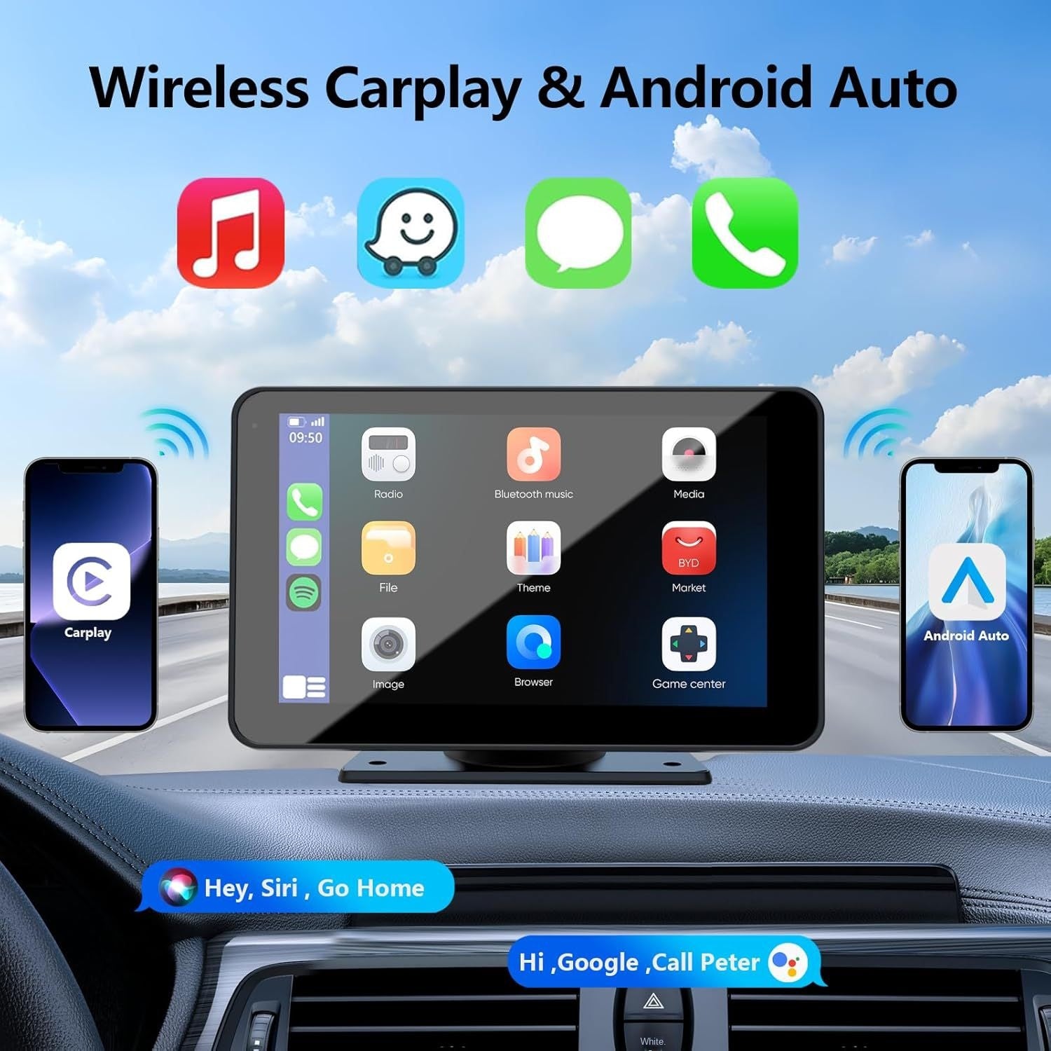 CarPlay + Câmera traseira