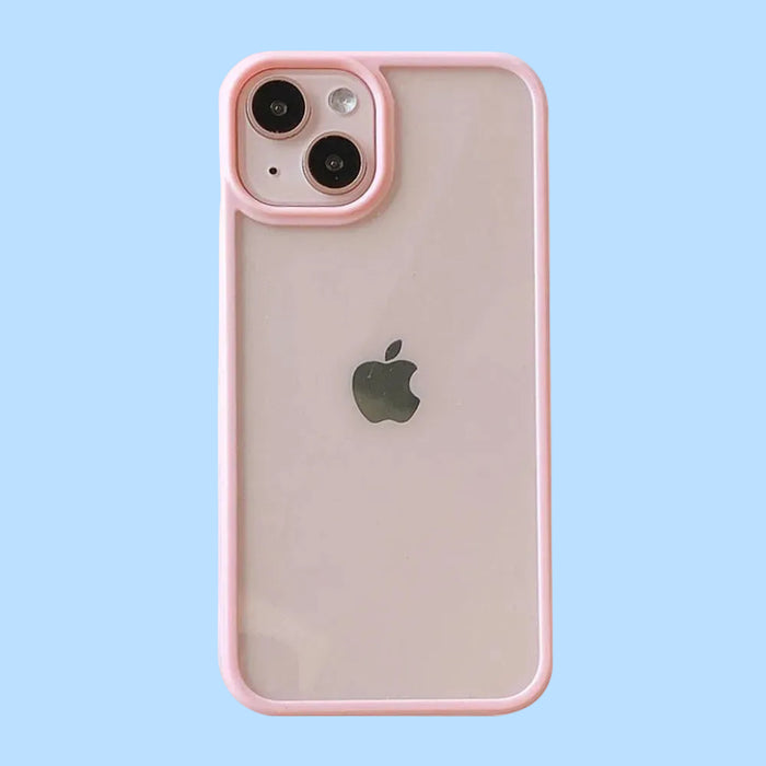 Capa acrílica colorida para iPhone